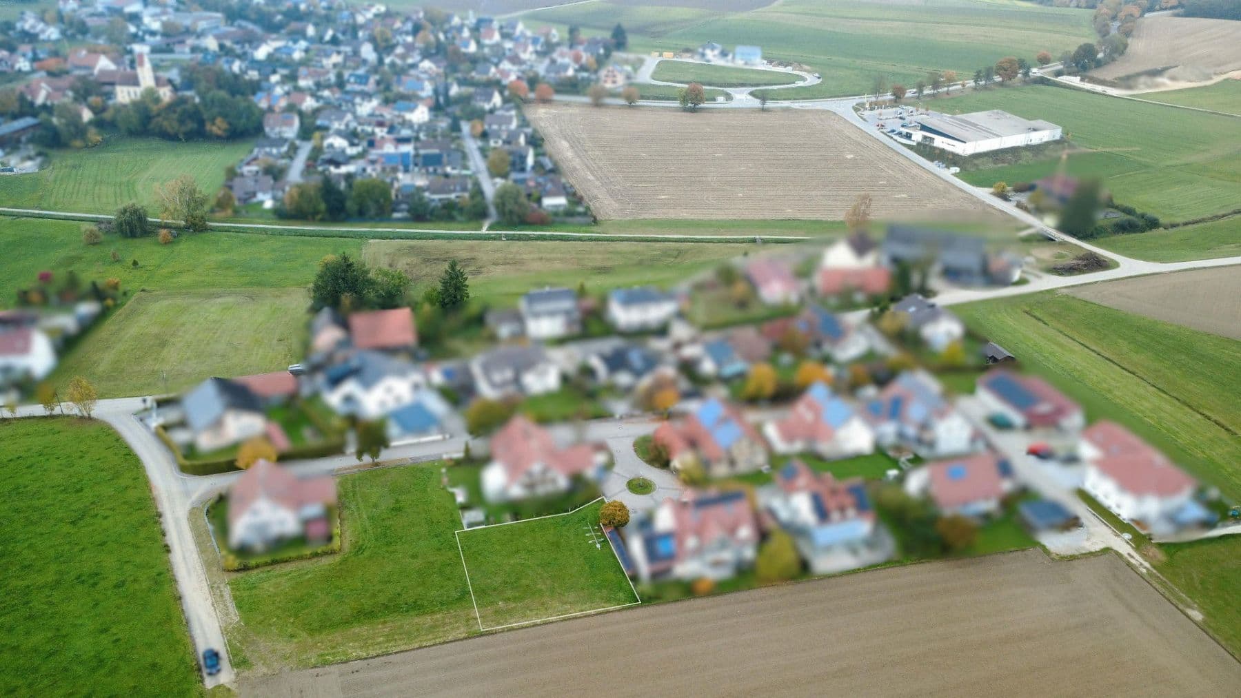 Prodej pozemku 586 m², Waldstraße, Adelzhausen, Bavorsko Prodej pozemku 586 m², Waldstraße, Adelzhausen, Bavorsko