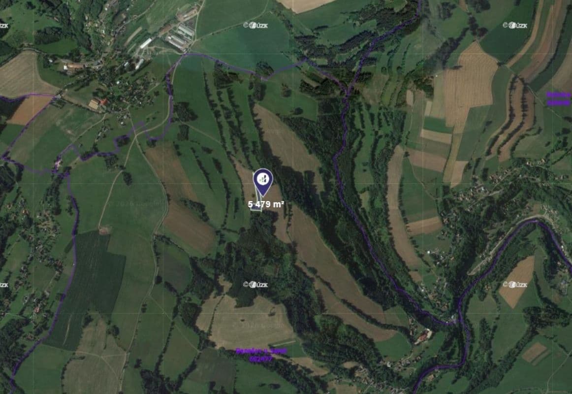 Prodej pozemku 5.479 m², Benešov u Semil, Liberecký kraj Prodej pozemku 5.479 m², Benešov u Semil, Liberecký kraj