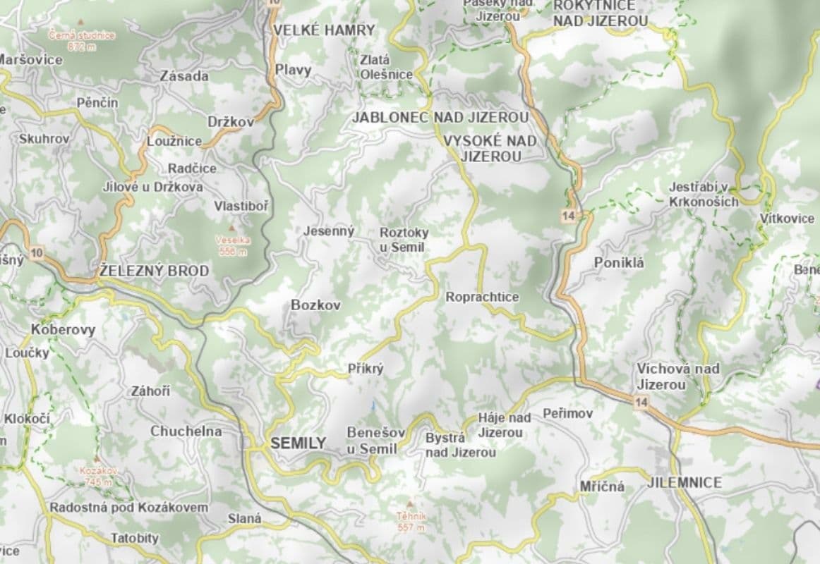 Prodej pozemku 5.479 m², Benešov u Semil, Liberecký kraj Prodej pozemku 5.479 m², Benešov u Semil, Liberecký kraj