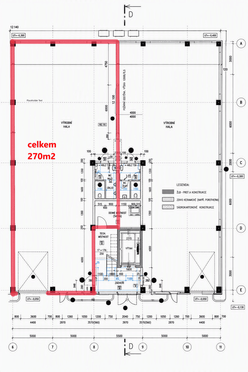 Pronájem nebytového prostoru 580 m², K Pérovně, Praha, Praha Pronájem nebytového prostoru 580 m², K Pérovně, Praha, Praha