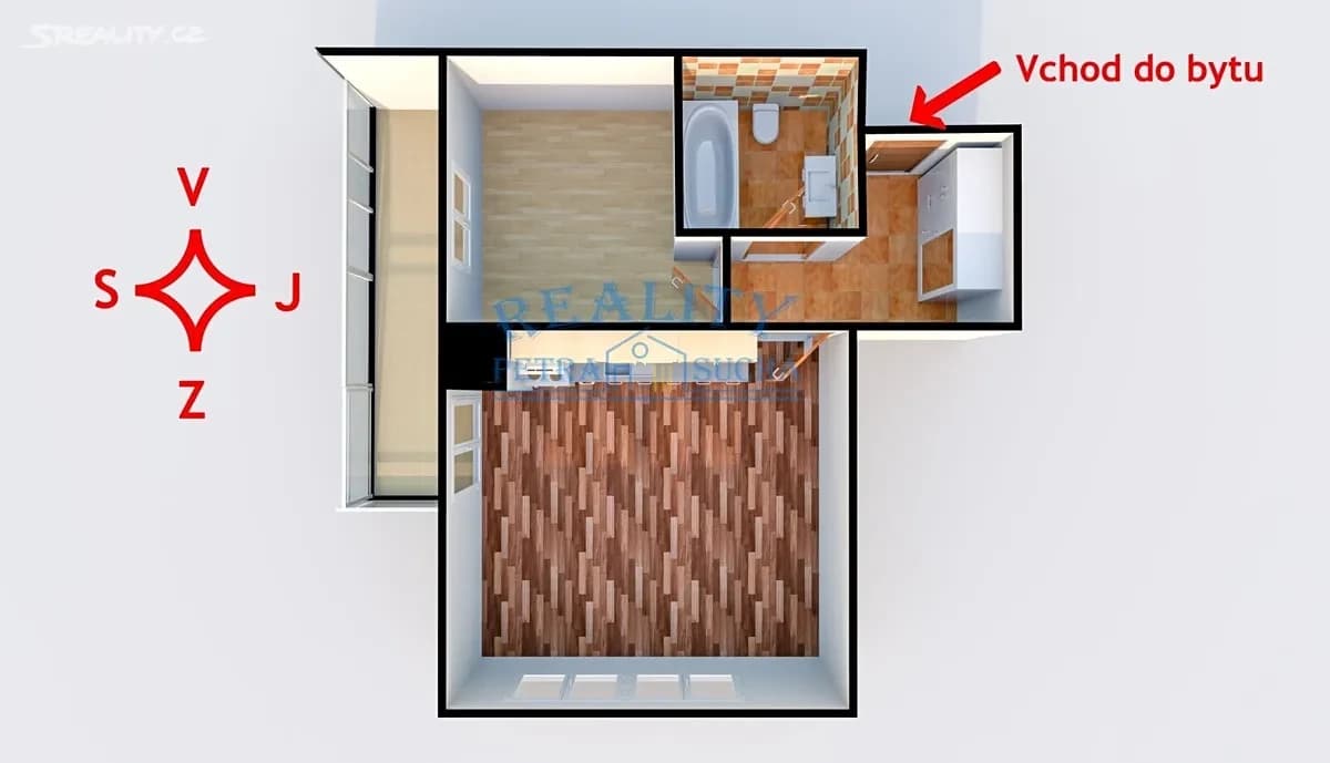 Prodej bytu 2+kk 40 m², Farkašova, Praha, Praha Prodej bytu 2+kk 40 m², Farkašova, Praha, Praha