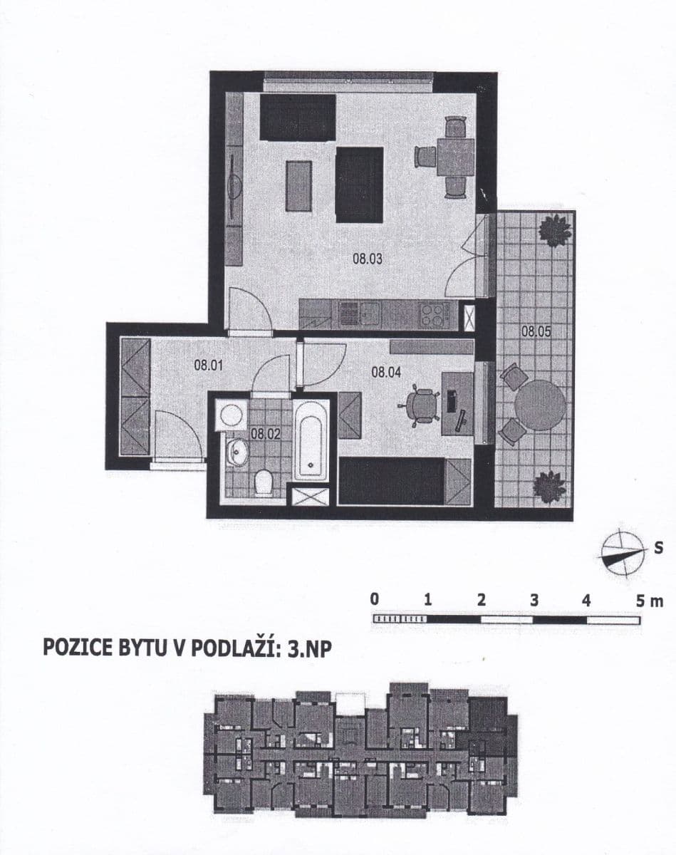 Prodej bytu 2+kk 40 m², Farkašova, Praha, Praha Prodej bytu 2+kk 40 m², Farkašova, Praha, Praha
