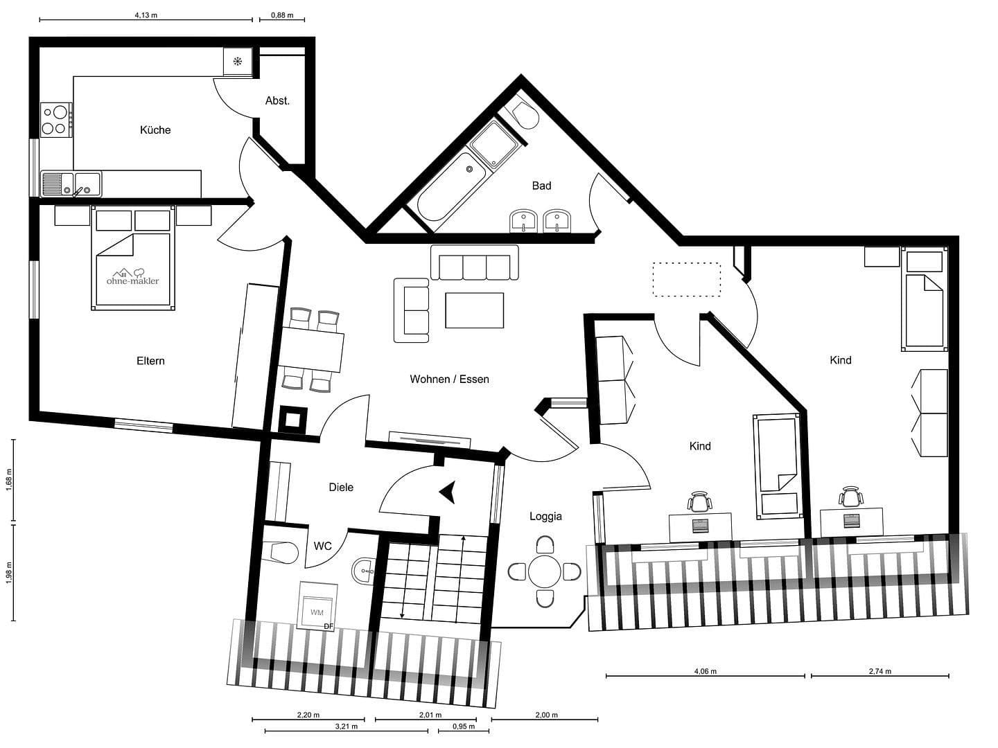 Prodej bytu 4+1 120 m², Emmendingen, Bádensko-Württembersko Prodej bytu 4+1 120 m², Emmendingen, Bádensko-Württembersko