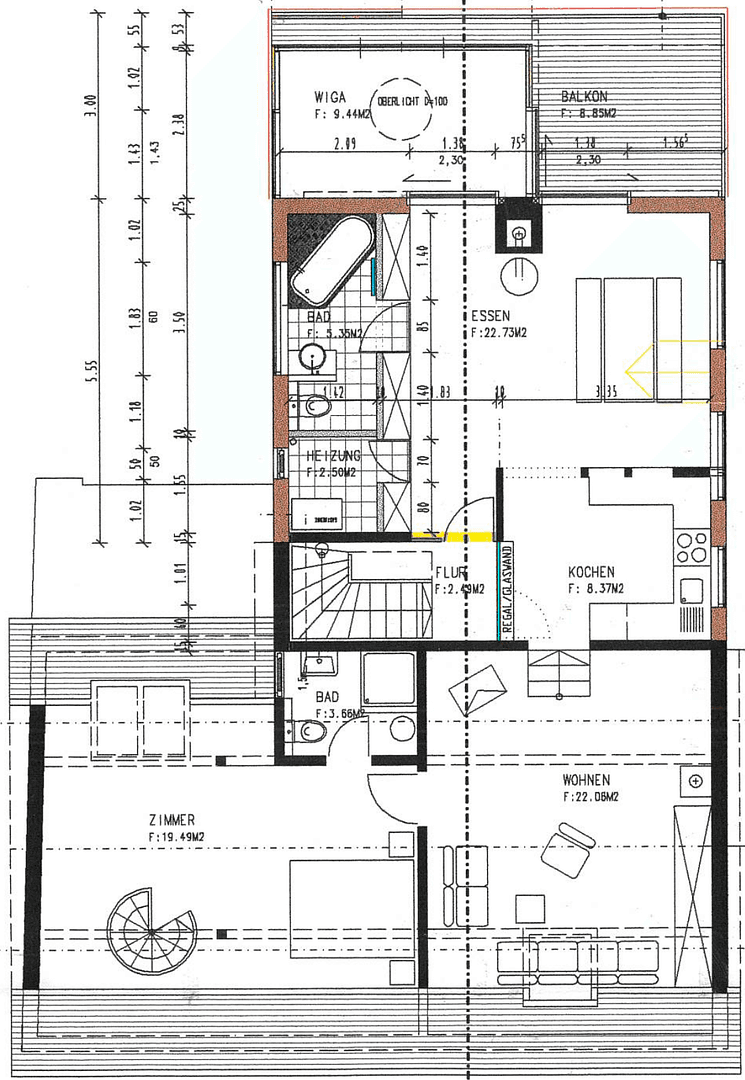 Pronájem bytu 4+1 98 m², Ledergasse 12, Donzdorf, Bádensko-Württembersko Pronájem bytu 4+1 98 m², Ledergasse 12, Donzdorf, Bádensko-Württembersko