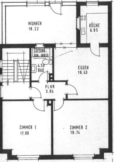 Pronájem bytu 4+1 101 m², Hagen, Severní Porýní-Vestfálsko Pronájem bytu 4+1 101 m², Hagen, Severní Porýní-Vestfálsko