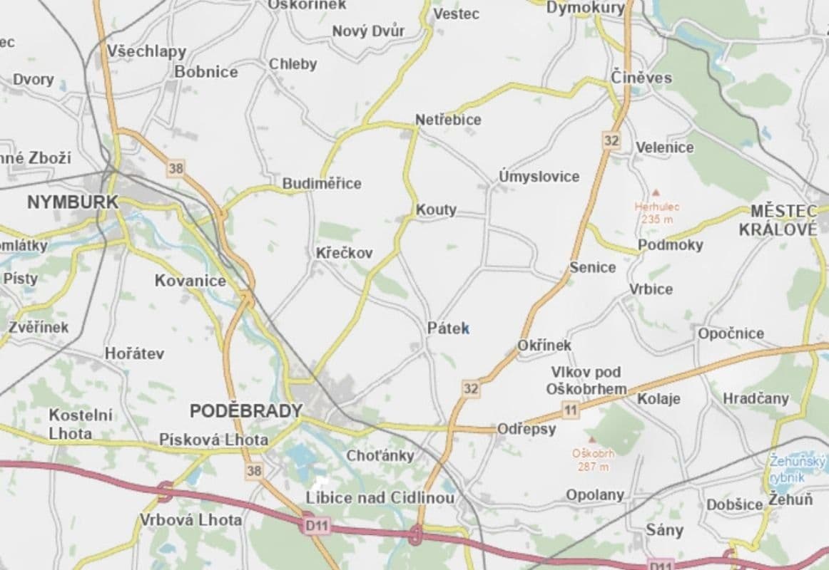 Prodej pozemku 8.074 m², Okřínek, Středočeský kraj Prodej pozemku 8.074 m², Okřínek, Středočeský kraj