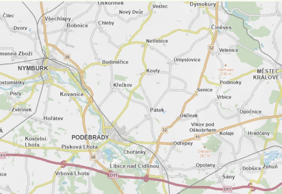 Prodej pozemku 7.800 m², Okřínek, Středočeský kraj Prodej pozemku 7.800 m², Okřínek, Středočeský kraj