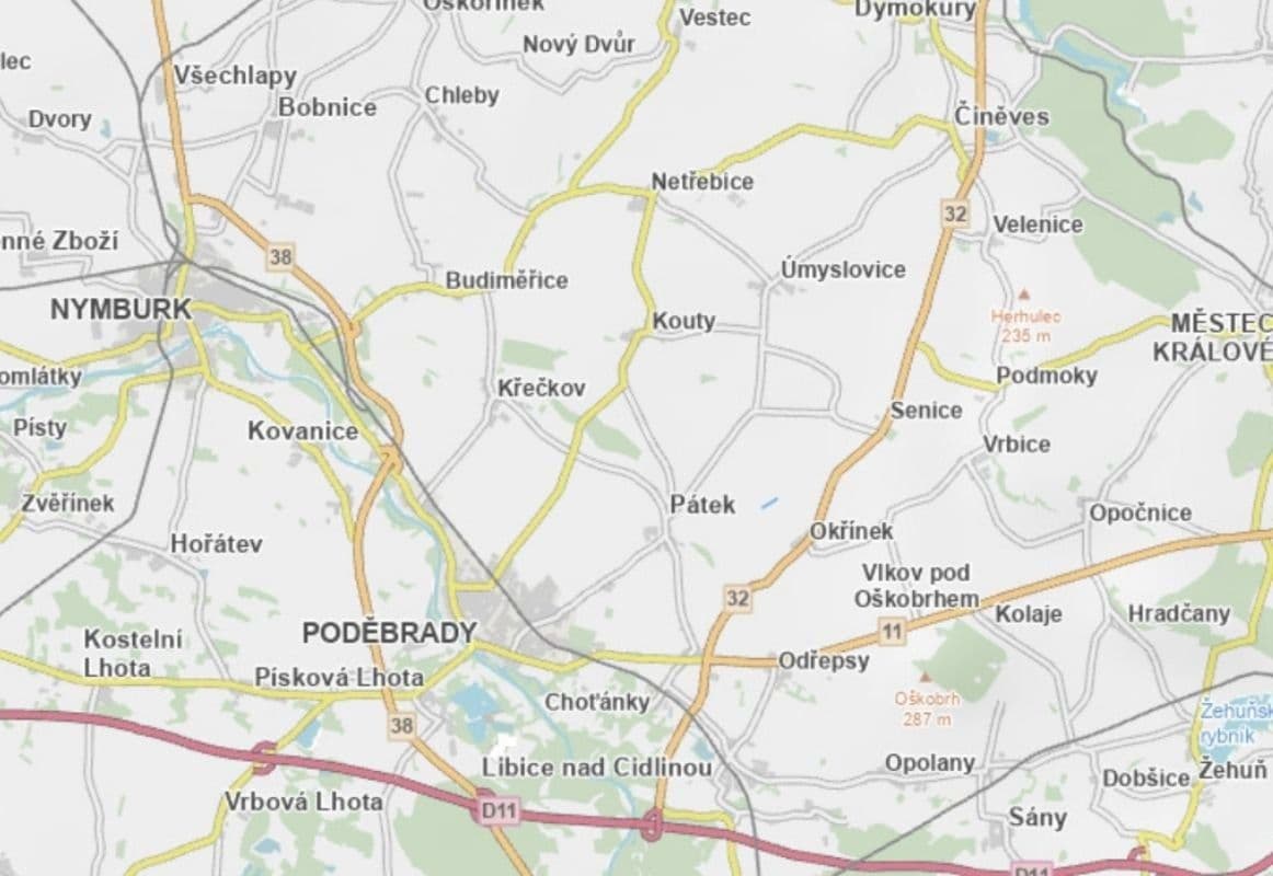 Prodej pozemku 7.178 m², Okřínek, Středočeský kraj Prodej pozemku 7.178 m², Okřínek, Středočeský kraj
