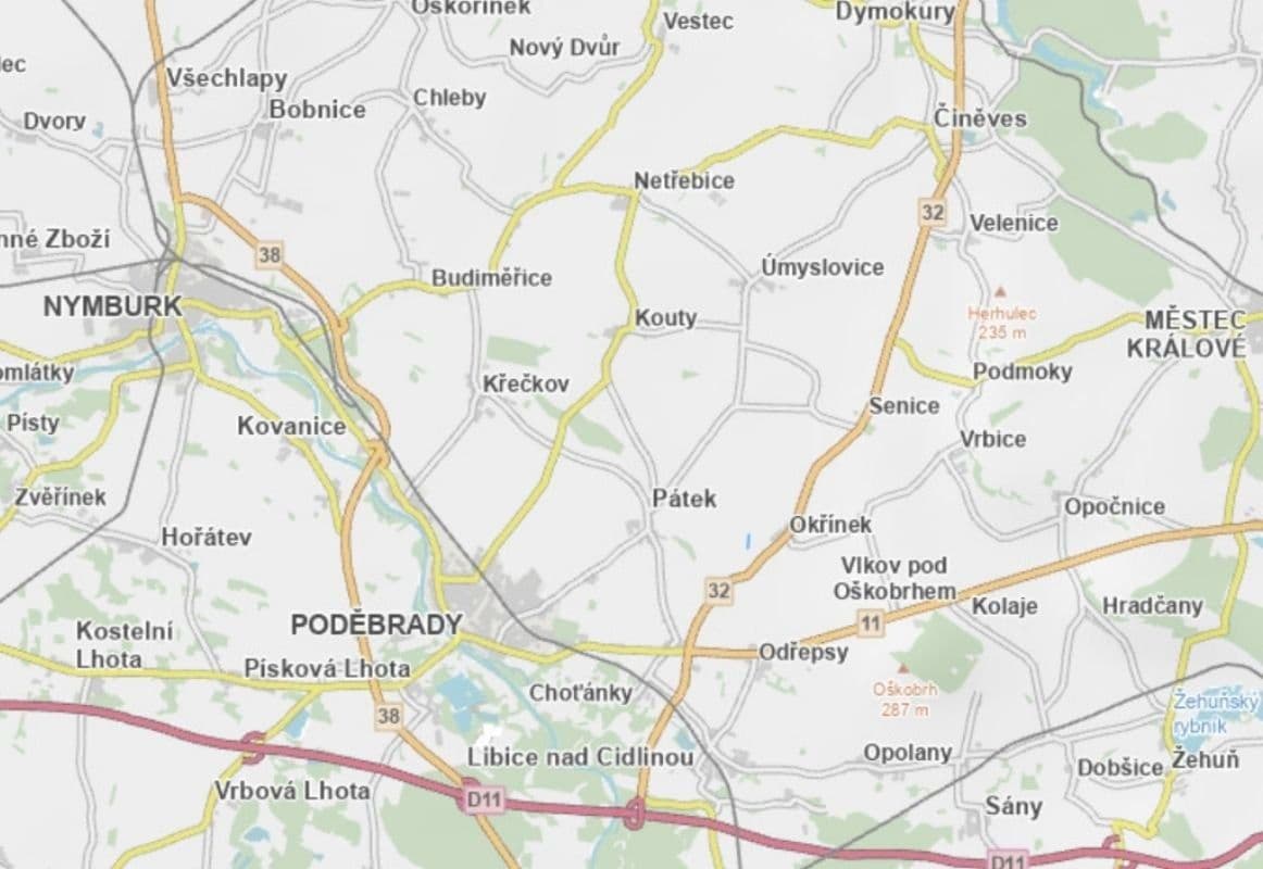 Prodej pozemku 5.678 m², Okřínek, Středočeský kraj Prodej pozemku 5.678 m², Okřínek, Středočeský kraj
