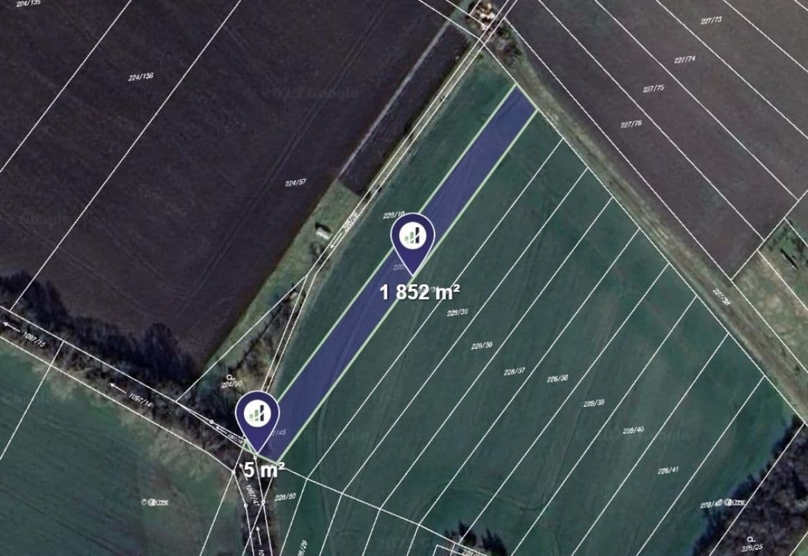 Prodej pozemku 1.857 m², Okřínek, Středočeský kraj Prodej pozemku 1.857 m², Okřínek, Středočeský kraj