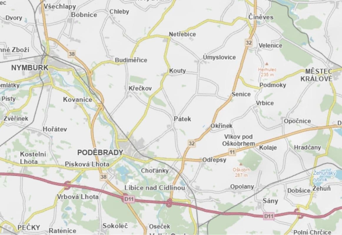 Prodej pozemku 1.857 m², Okřínek, Středočeský kraj Prodej pozemku 1.857 m², Okřínek, Středočeský kraj
