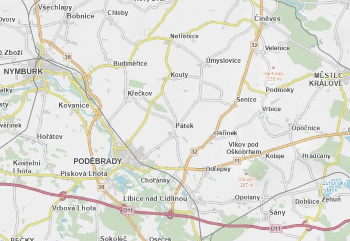 Prodej pozemku 4.667 m², Okřínek, Středočeský kraj Prodej pozemku 4.667 m², Okřínek, Středočeský kraj