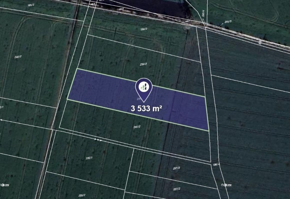 Prodej pozemku 3.533 m², Okřínek, Středočeský kraj Prodej pozemku 3.533 m², Okřínek, Středočeský kraj