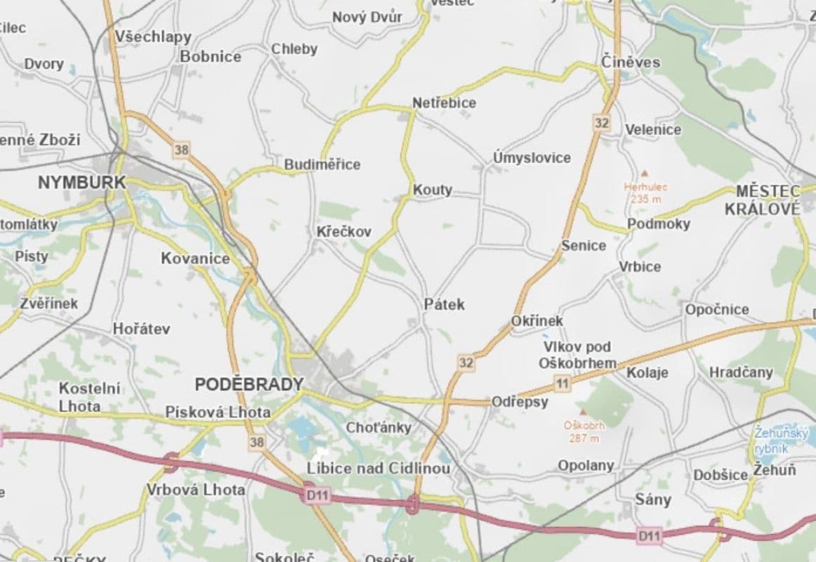Prodej pozemku 3.533 m², Okřínek, Středočeský kraj Prodej pozemku 3.533 m², Okřínek, Středočeský kraj