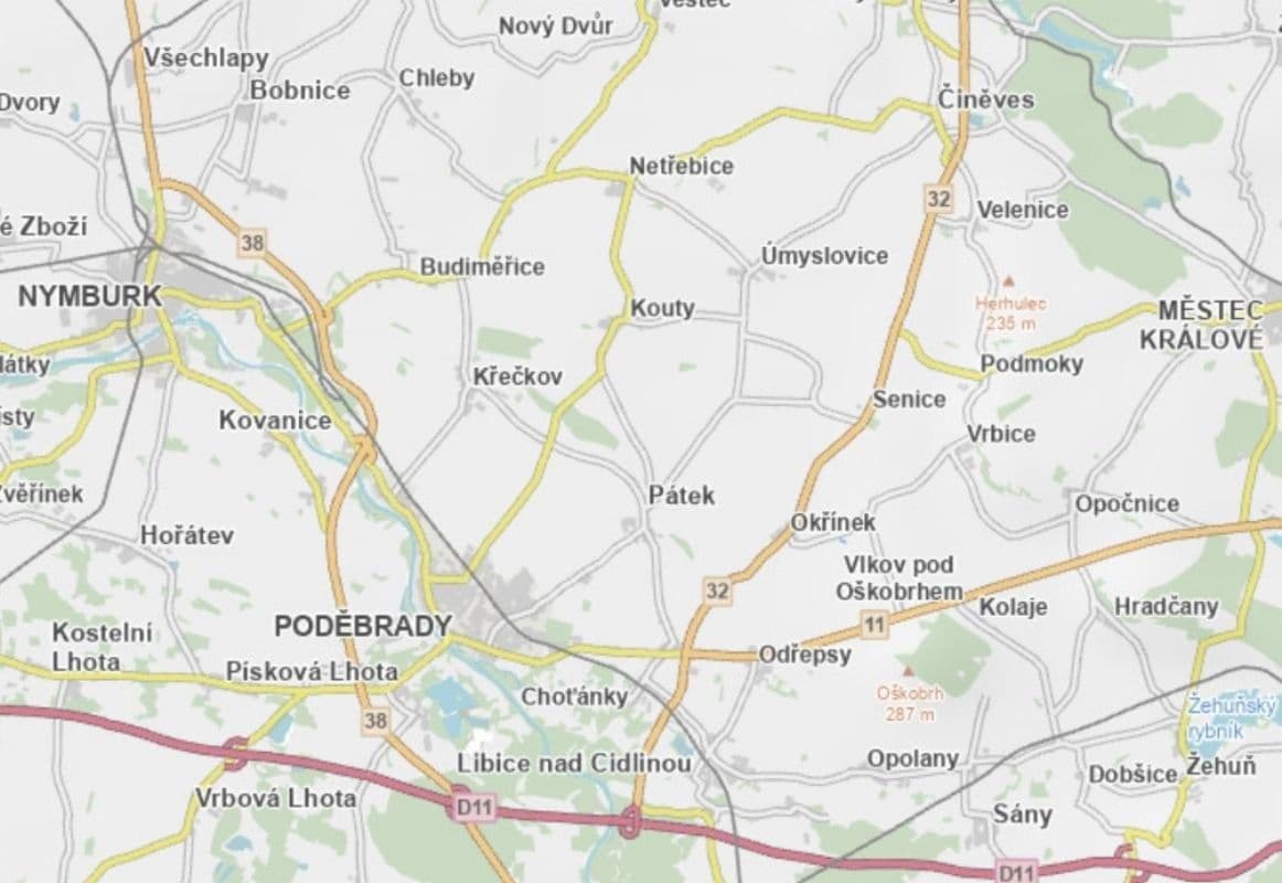 Prodej pozemku 1.857 m², Okřínek, Středočeský kraj Prodej pozemku 1.857 m², Okřínek, Středočeský kraj