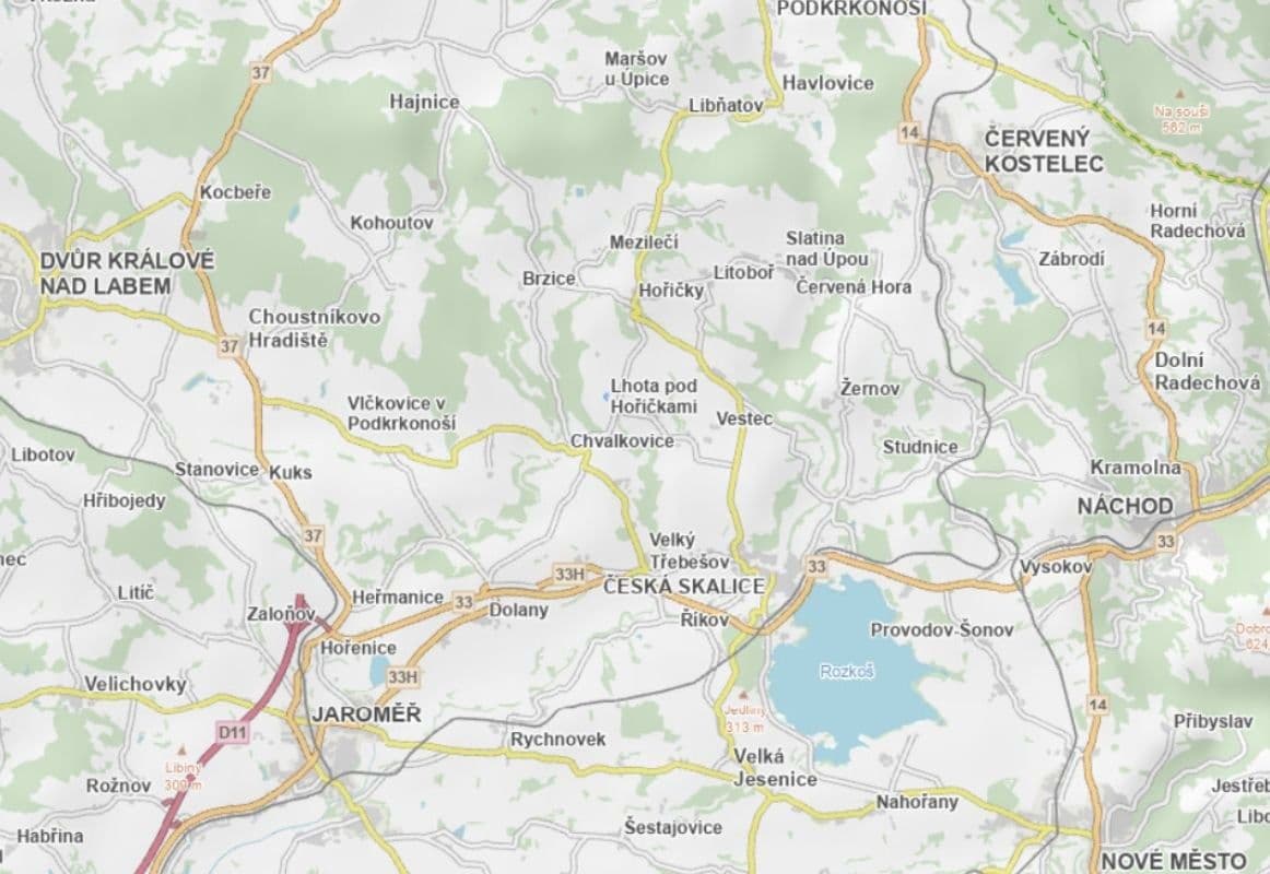 Prodej pozemku 3.133 m², Lhota pod Hořičkami, Královéhradecký kraj Prodej pozemku 3.133 m², Lhota pod Hořičkami, Královéhradecký kraj