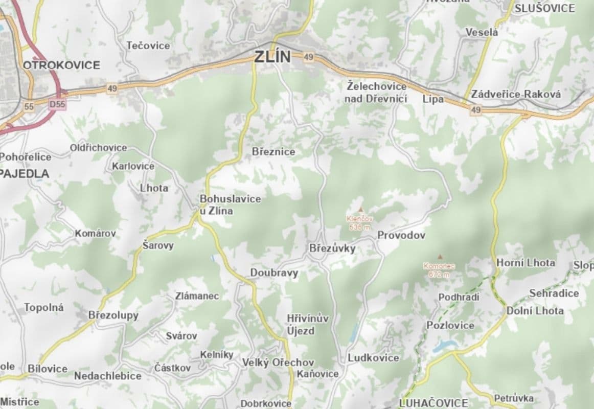 Prodej pozemku 1.818 m², Doubravy, Zlínský kraj Prodej pozemku 1.818 m², Doubravy, Zlínský kraj