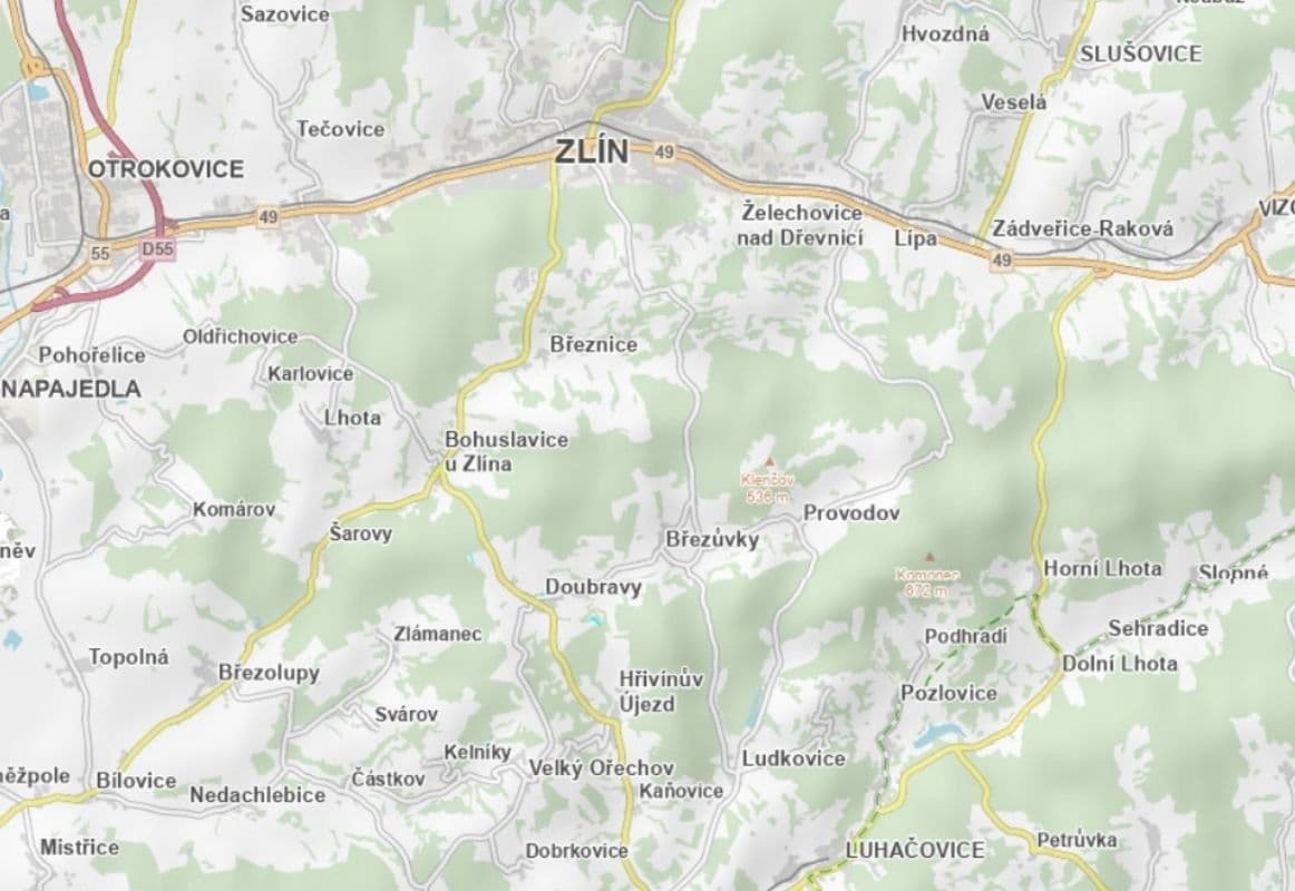 Prodej pozemku 9.568 m², Doubravy, Zlínský kraj Prodej pozemku 9.568 m², Doubravy, Zlínský kraj