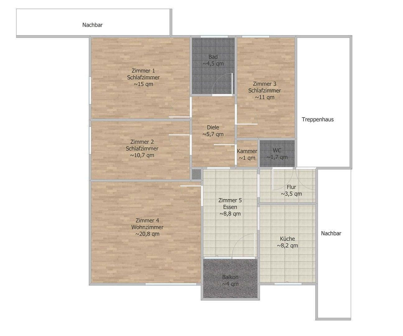 Prodej bytu 4+kk 89 m², Eschenweg 25, Landshut, Bavorsko Prodej bytu 4+kk 89 m², Eschenweg 25, Landshut, Bavorsko