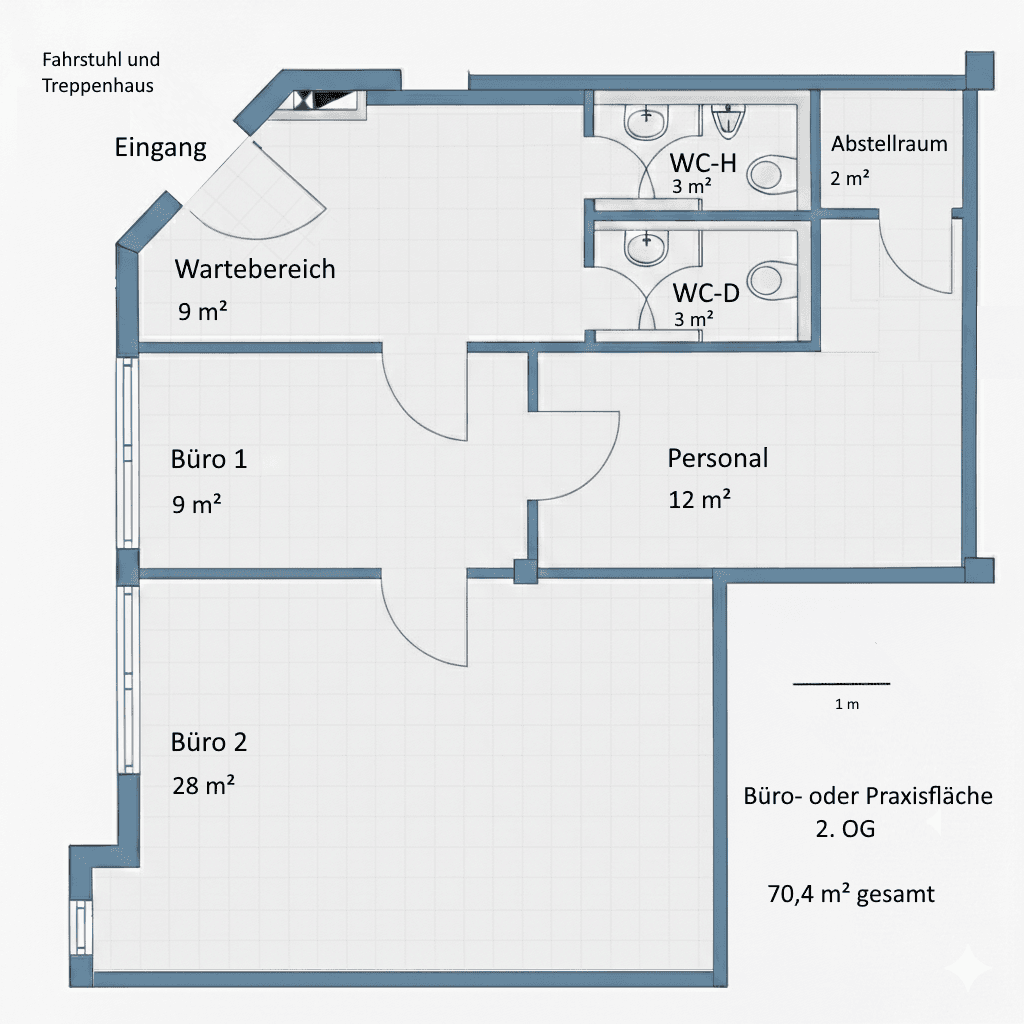 Pronájem kanceláře 71 m², Hauptstr. 47a, Bruchköbel, Hessen Pronájem kanceláře 71 m², Hauptstr. 47a, Bruchköbel, Hessen