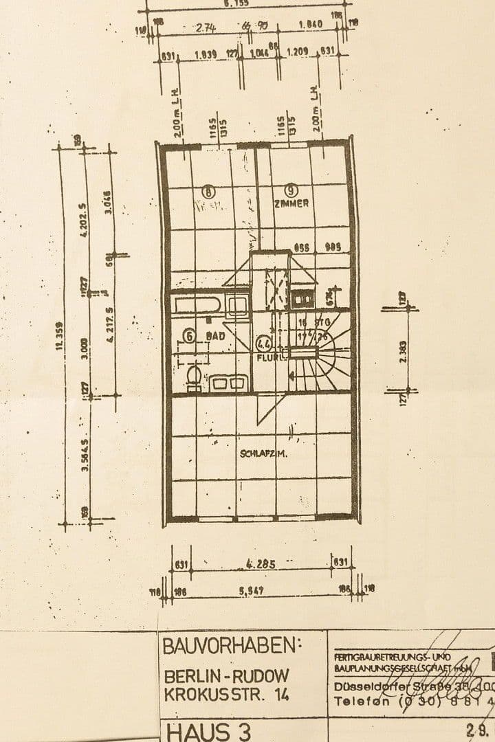 Prodej domu 120 m², pozemek 341 m², Krokusstraße 14, Berlin-Rudow, Berlín Prodej domu 120 m², pozemek 341 m², Krokusstraße 14, Berlin-Rudow, Berlín