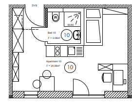 Prodej bytu 1+1 20 m², Am Starzenbachweg 16, Deggendorf, Bavorsko Prodej bytu 1+1 20 m², Am Starzenbachweg 16, Deggendorf, Bavorsko