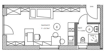 Prodej bytu 1+1 20 m², Am Starzenbachweg 16, Deggendorf, Bavorsko Prodej bytu 1+1 20 m², Am Starzenbachweg 16, Deggendorf, Bavorsko