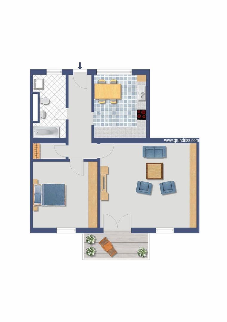 Pronájem bytu 2+1 68 m², Durlacher Allee 27, Karlsruhe, Bádensko-Württembersko Pronájem bytu 2+1 68 m², Durlacher Allee 27, Karlsruhe, Bádensko-Württembersko