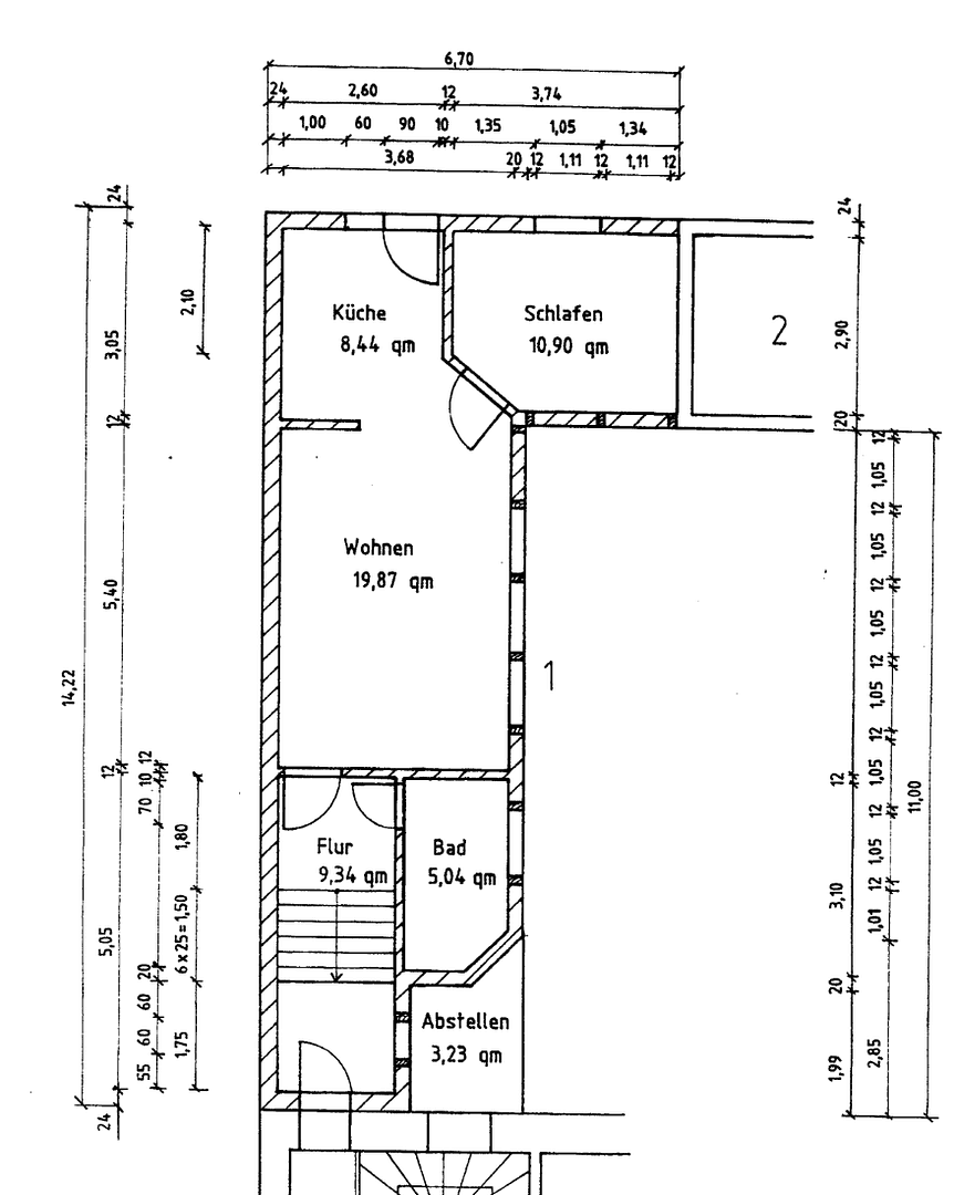 Pronájem bytu 2+1 57 m², Poststraße 40, Naumburg (Saale), Sasko-Anhaltsko Pronájem bytu 2+1 57 m², Poststraße 40, Naumburg (Saale), Sasko-Anhaltsko