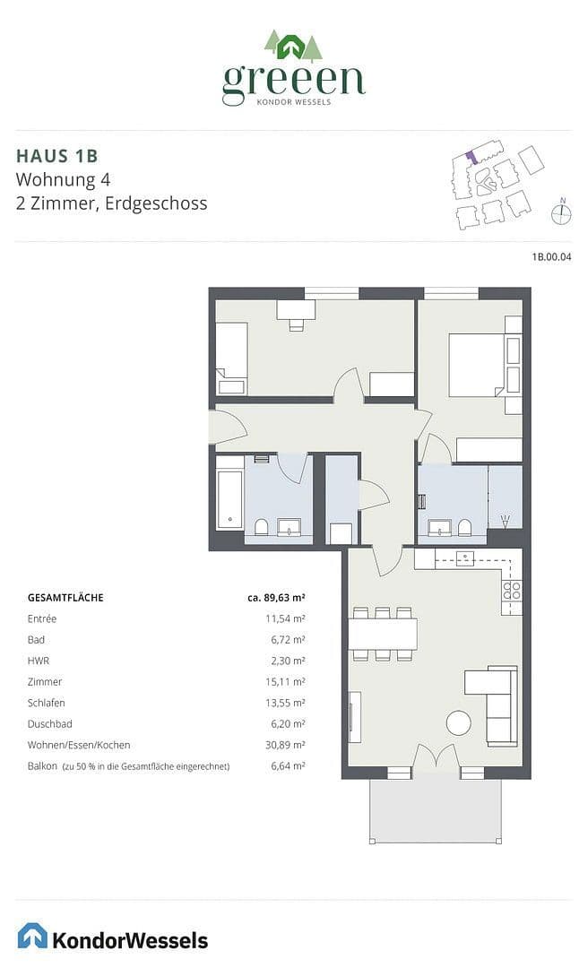 Pronájem bytu 3+1 90 m², Rembrandtstr. 32, Solingen, Severní Porýní-Vestfálsko Pronájem bytu 3+1 90 m², Rembrandtstr. 32, Solingen, Severní Porýní-Vestfálsko