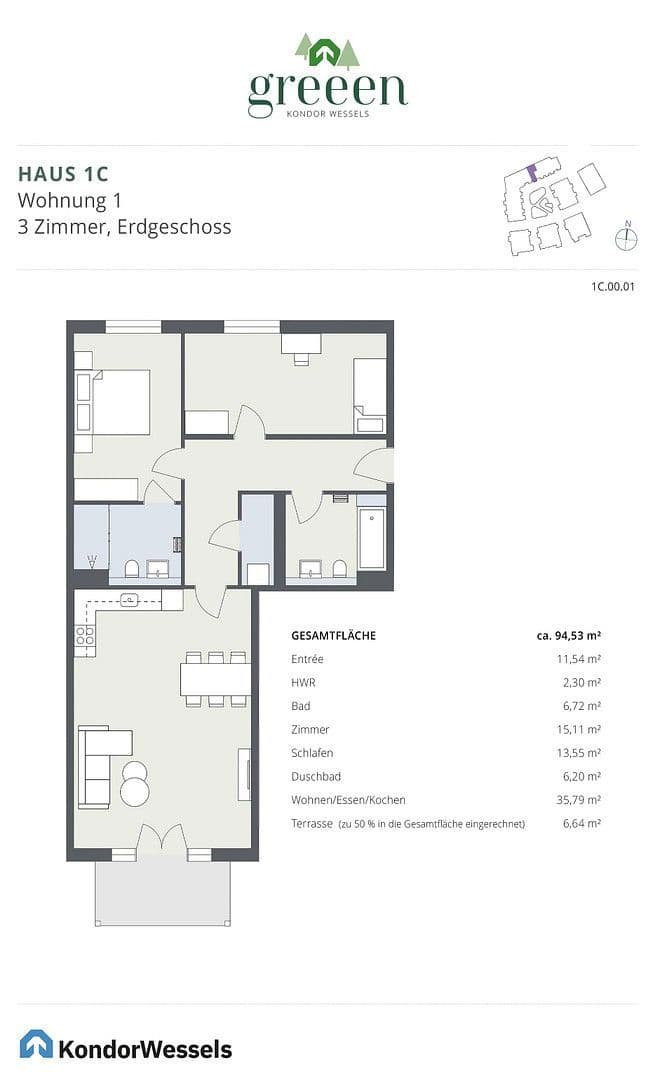 Pronájem bytu 3+1 95 m², Rembrandtstr. 34, Solingen, Severní Porýní-Vestfálsko Pronájem bytu 3+1 95 m², Rembrandtstr. 34, Solingen, Severní Porýní-Vestfálsko