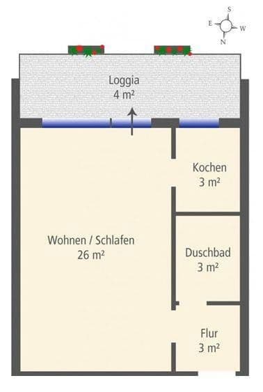 Prodej bytu 1+1 40 m², Bielefeld, Severní Porýní-Vestfálsko Prodej bytu 1+1 40 m², Bielefeld, Severní Porýní-Vestfálsko