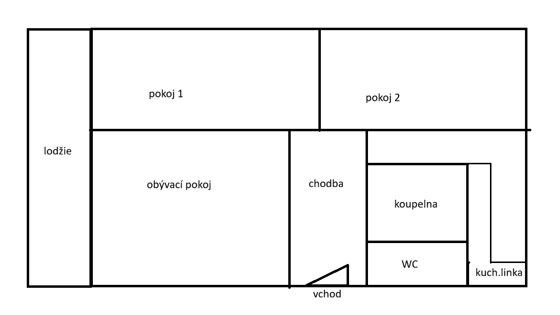 Pronájem bytu 3+1 75 m², U Stadionu, Chrudim, Pardubický kraj Pronájem bytu 3+1 75 m², U Stadionu, Chrudim, Pardubický kraj