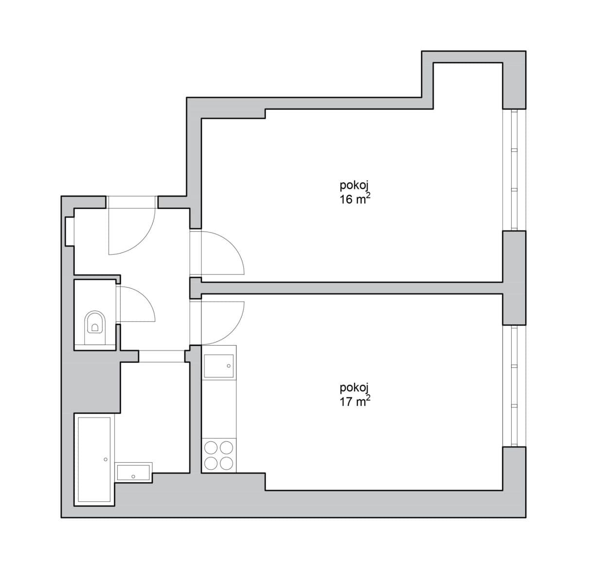 Pronájem bytu 2+kk 46 m², Donská, Praha, Praha Pronájem bytu 2+kk 46 m², Donská, Praha, Praha