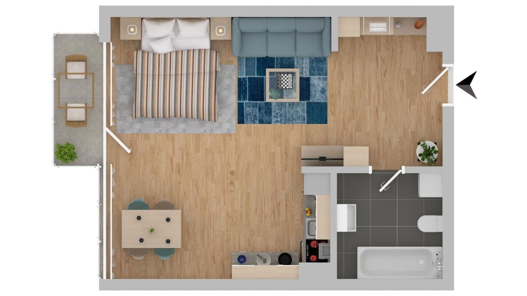 Pronájem bytu 1+1 45 m², Böckingstraße 57, Köln, Severní Porýní-Vestfálsko Pronájem bytu 1+1 45 m², Böckingstraße 57, Köln, Severní Porýní-Vestfálsko