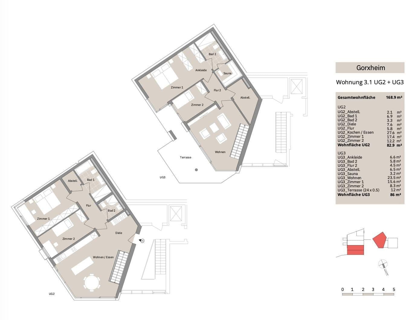 Prodej bytu 6+1 169 m², Zum jähen Rain 17, Gorxheimertal, Hessen Prodej bytu 6+1 169 m², Zum jähen Rain 17, Gorxheimertal, Hessen