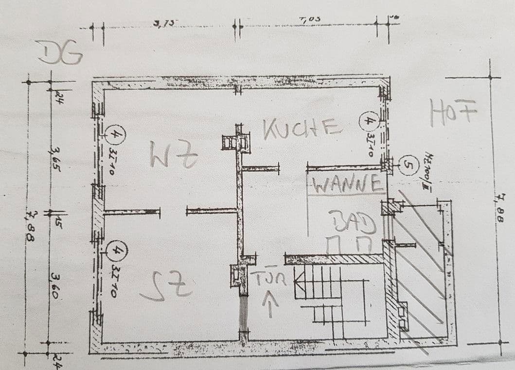 Pronájem bytu 2+1 49 m², Moerserstr.298, Duisburg, Severní Porýní-Vestfálsko Pronájem bytu 2+1 49 m², Moerserstr.298, Duisburg, Severní Porýní-Vestfálsko