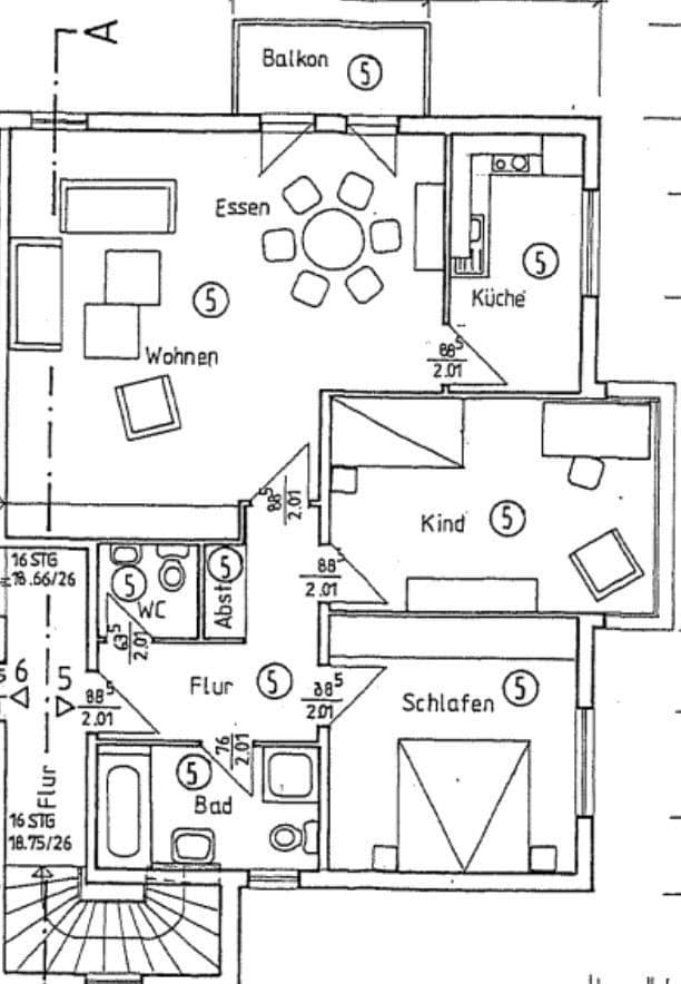 Pronájem bytu 3+1 94 m², Ubierstraße 105, Bonn, Severní Porýní-Vestfálsko Pronájem bytu 3+1 94 m², Ubierstraße 105, Bonn, Severní Porýní-Vestfálsko