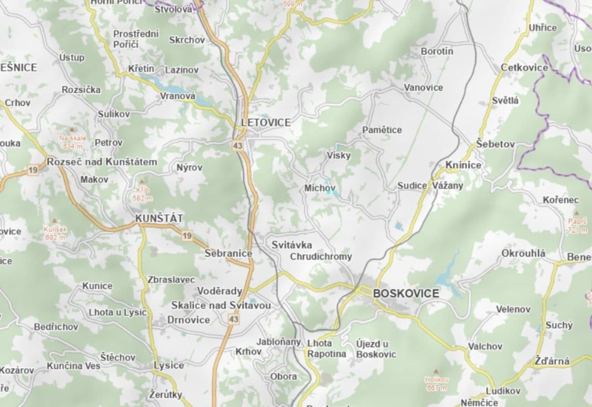 Prodej pozemku 28.532 m², Vísky, Jihomoravský kraj Prodej pozemku 28.532 m², Vísky, Jihomoravský kraj