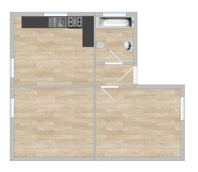 Pronájem bytu 2+1 40 m², Leverkusen, Severní Porýní-Vestfálsko Pronájem bytu 2+1 40 m², Leverkusen, Severní Porýní-Vestfálsko