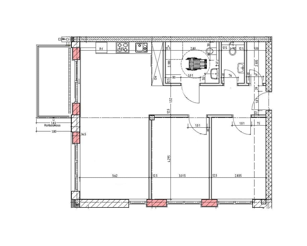 Pronájem bytu 3+1 83 m², Hauptstraße 3, Ried, Bavorsko Pronájem bytu 3+1 83 m², Hauptstraße 3, Ried, Bavorsko