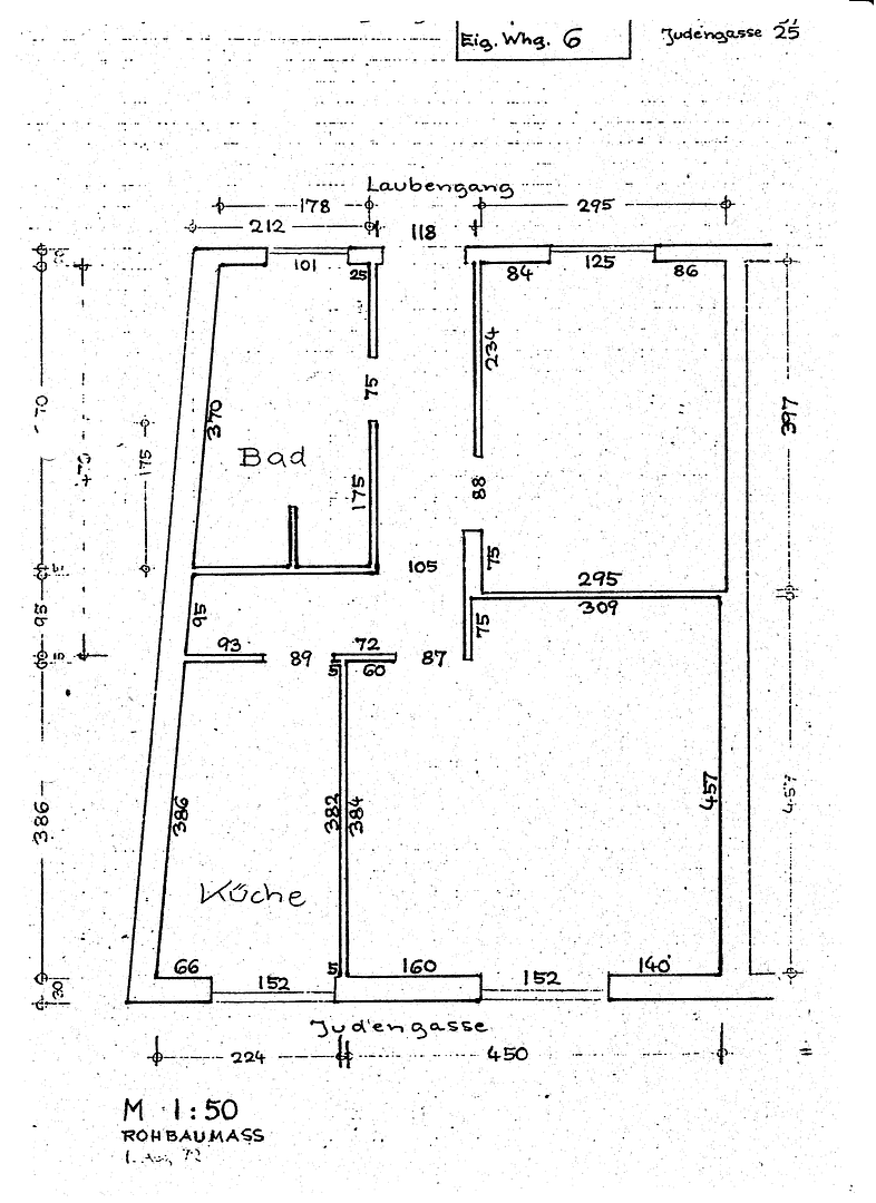 Prodej bytu 2+1 53 m², Judengasse 25, Nürnberg, Bavorsko Prodej bytu 2+1 53 m², Judengasse 25, Nürnberg, Bavorsko