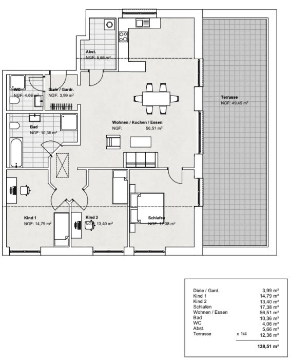Prodej bytu 4+1 138 m², Am Brüggeberge 14, Wolfenbüttel, Dolní Sasko Prodej bytu 4+1 138 m², Am Brüggeberge 14, Wolfenbüttel, Dolní Sasko