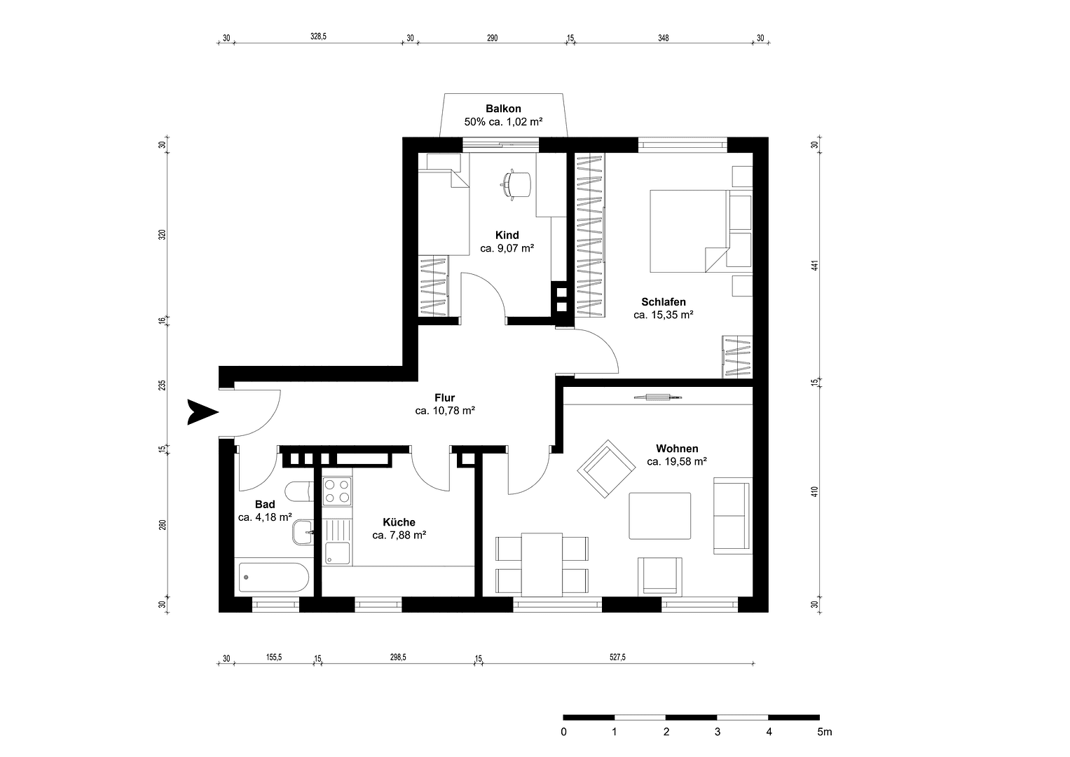 Prodej bytu 3+1 67 m², Freiligrathstraße 15, Mainz, Porýní-Falc Prodej bytu 3+1 67 m², Freiligrathstraße 15, Mainz, Porýní-Falc