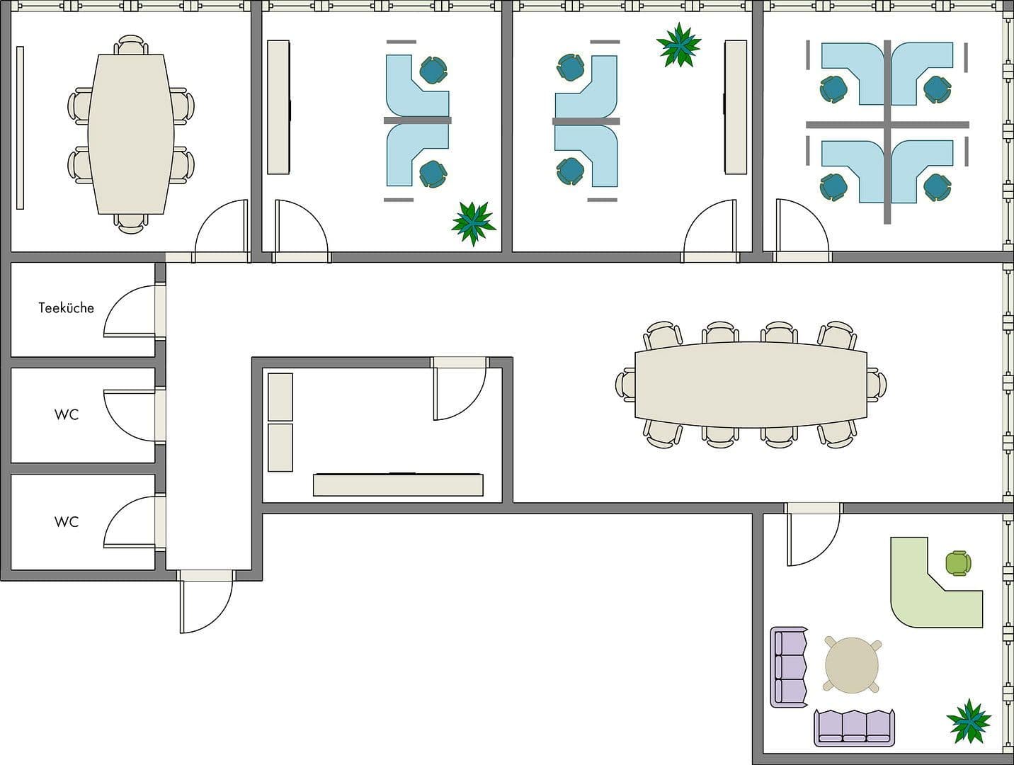 Pronájem kanceláře 230 m², Porschestrasse 2, Fellbach, Bádensko-Württembersko Pronájem kanceláře 230 m², Porschestrasse 2, Fellbach, Bádensko-Württembersko