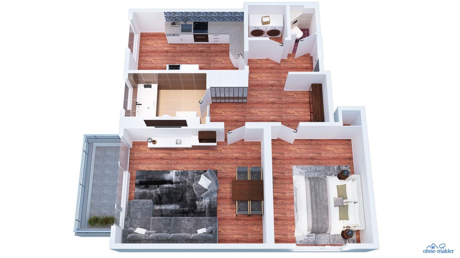 Prodej bytu 2+kk 73 m², Richeystr. 55, Hamburg, Hamburg Prodej bytu 2+kk 73 m², Richeystr. 55, Hamburg, Hamburg