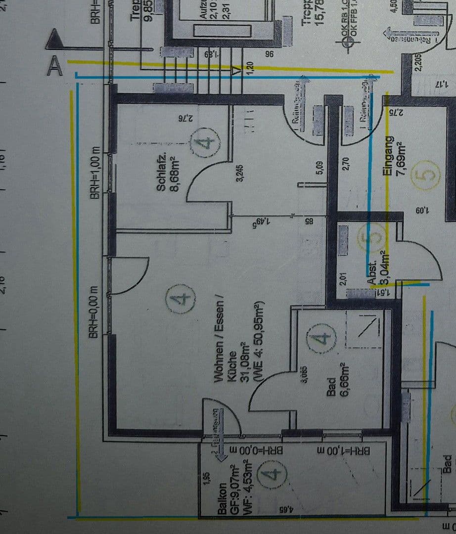 Prodej bytu 2+1 51 m², Ludwigshafen, Porýní-Falc Prodej bytu 2+1 51 m², Ludwigshafen, Porýní-Falc