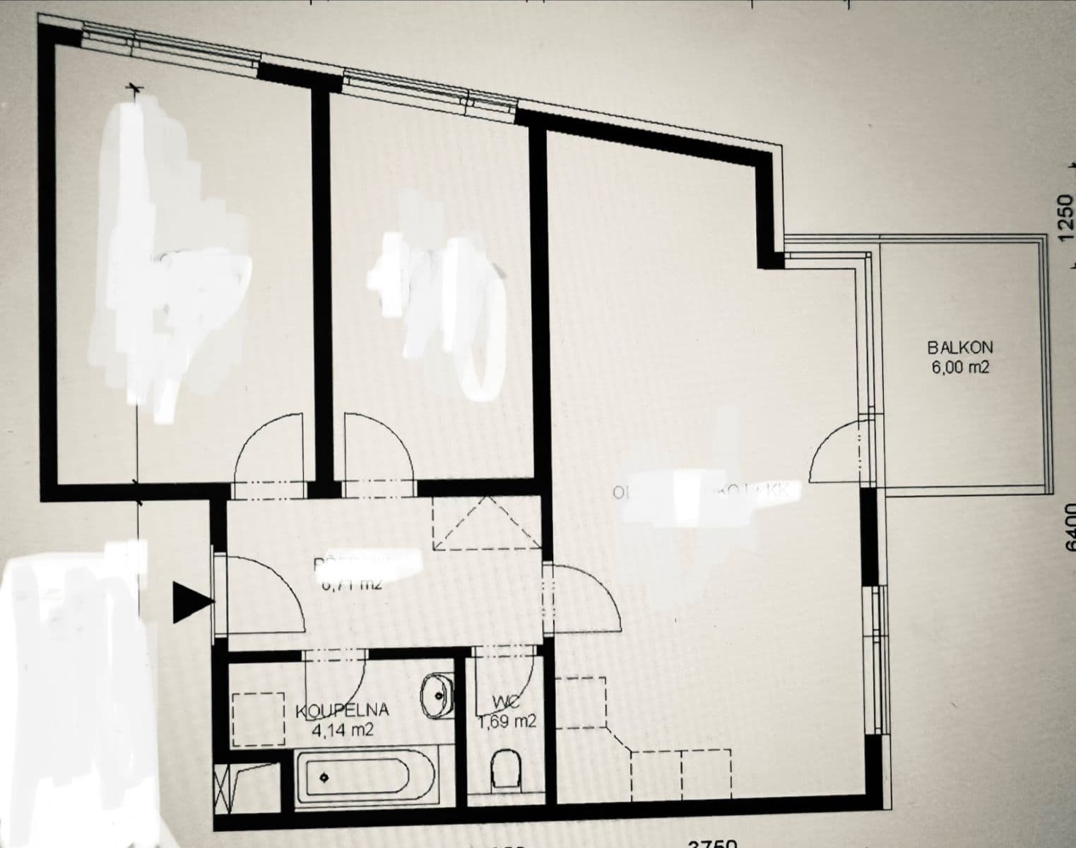 Pronájem bytu 3+kk 76 m², Pod Kavalírkou, Praha, Praha Pronájem bytu 3+kk 76 m², Pod Kavalírkou, Praha, Praha