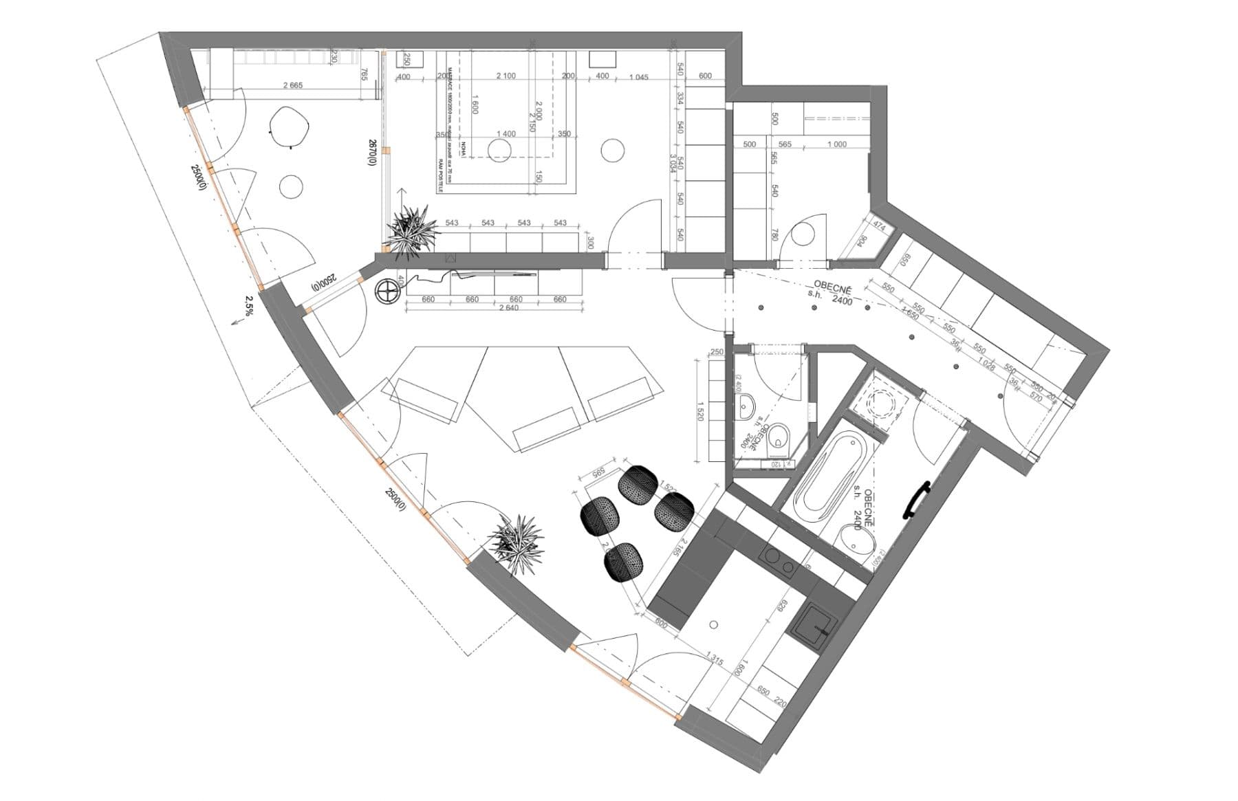 Pronájem bytu 2+kk 76 m², Vojenova, Praha, Praha Pronájem bytu 2+kk 76 m², Vojenova, Praha, Praha