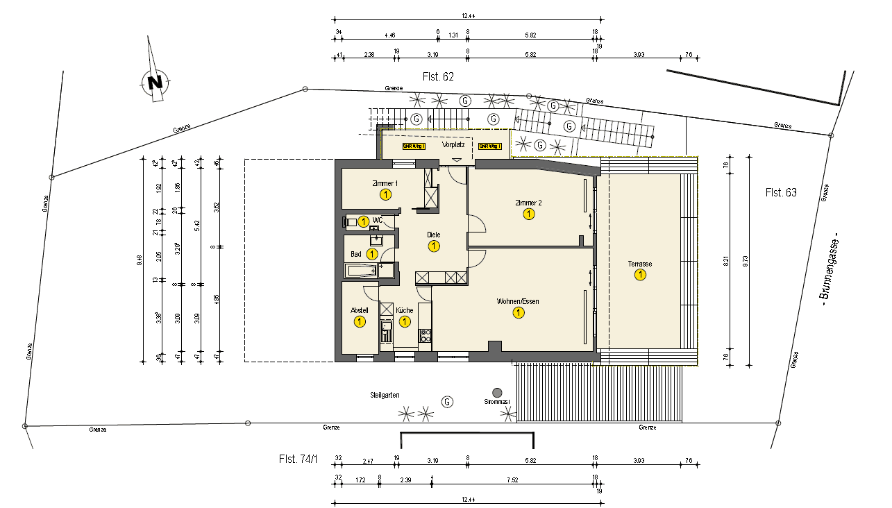 Prodej bytu 3+kk 103 m², Talheim, Bádensko-Württembersko Prodej bytu 3+kk 103 m², Talheim, Bádensko-Württembersko